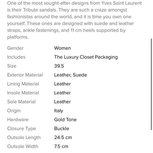 YSL tribute platform  - Picture 12 of 12